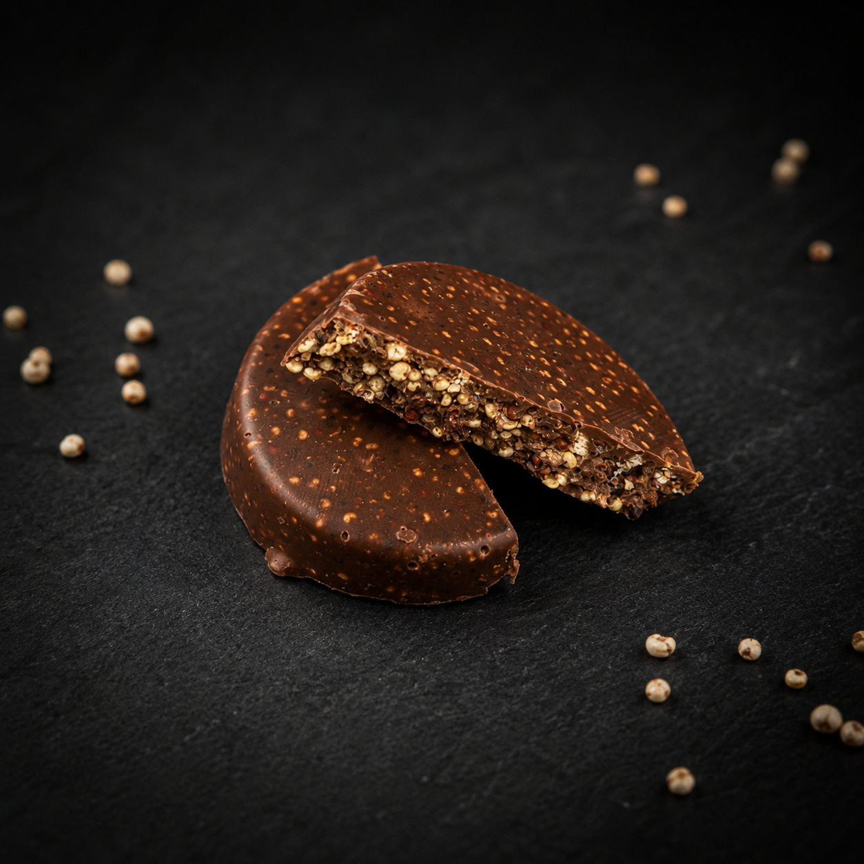 Felipe’s Bouchées Choco-Quinoa Croustillantes
